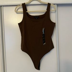 NWT Banana Republic Tank Body Suit in Brown Size M